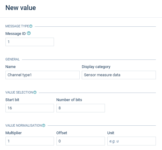 LoRa protocol add new value