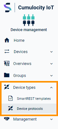 Device Protocols Page