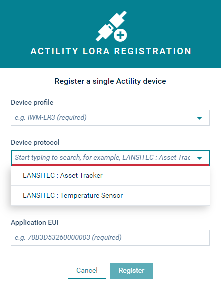 Device Registration