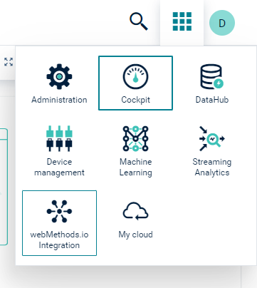 webMethods.io App Switcher Integration